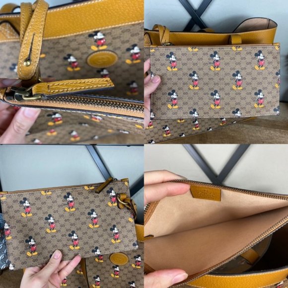 SOLD Gucci X Disney 2020 GG Supreme Large Tote - Picture 9 of 15